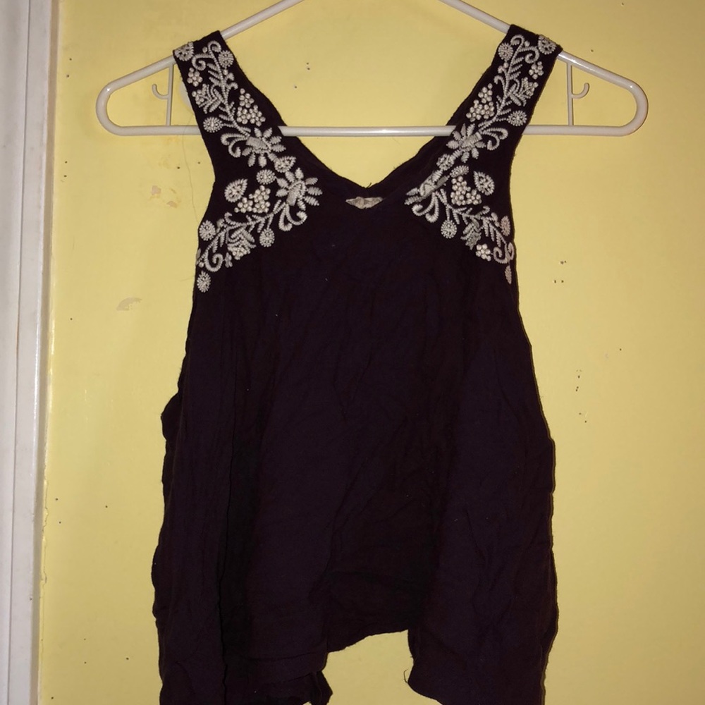egg plant purple tank top blouse.